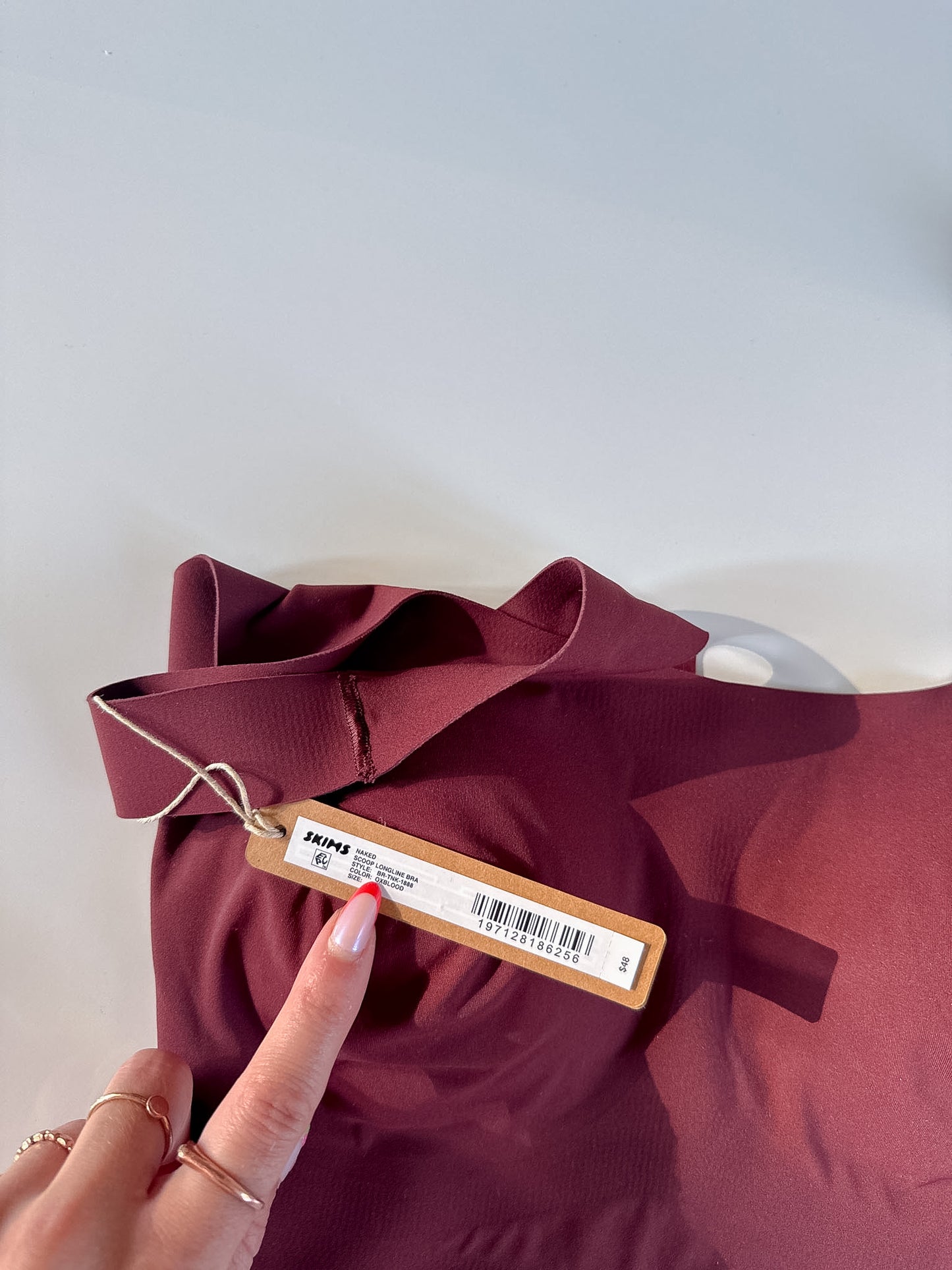 Medium NlKEXSKIMS NWT Naked Scoop Longline Bra