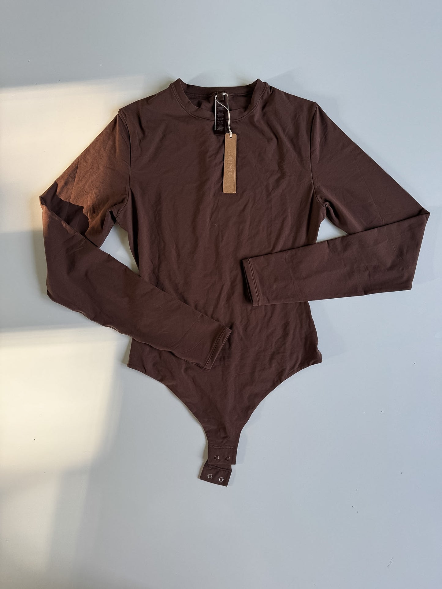 Medium NWT SKIMS Fits Everybody Long Sleeve Bodysuit