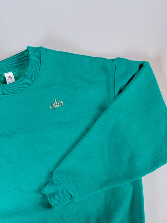 XXS Green Alo Accolade Crewneck