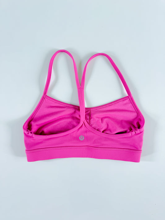 Size 6 Sonic Pink Flow Y Bra