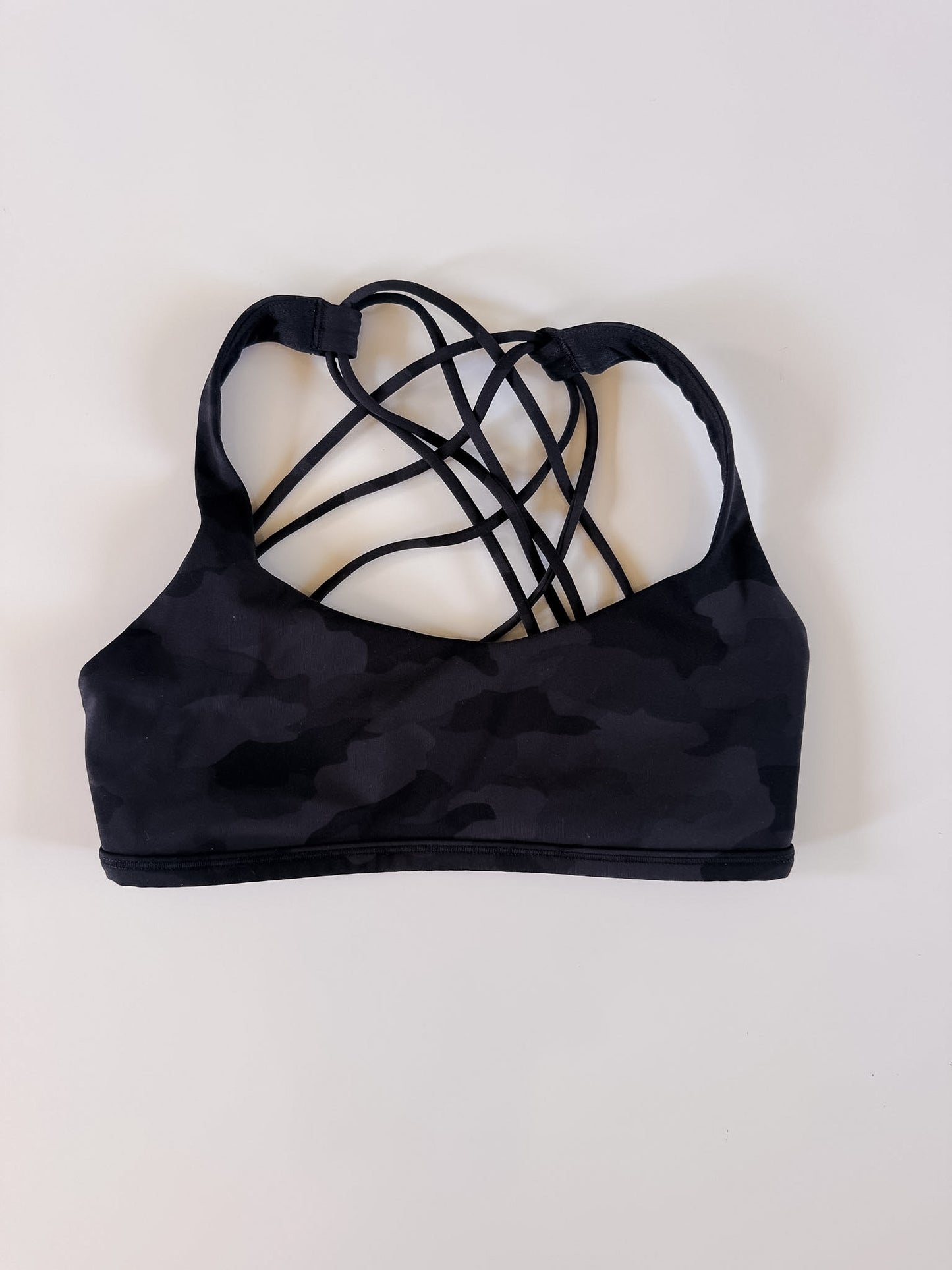 Size 6 Black Camo Free To Be Wild Bra