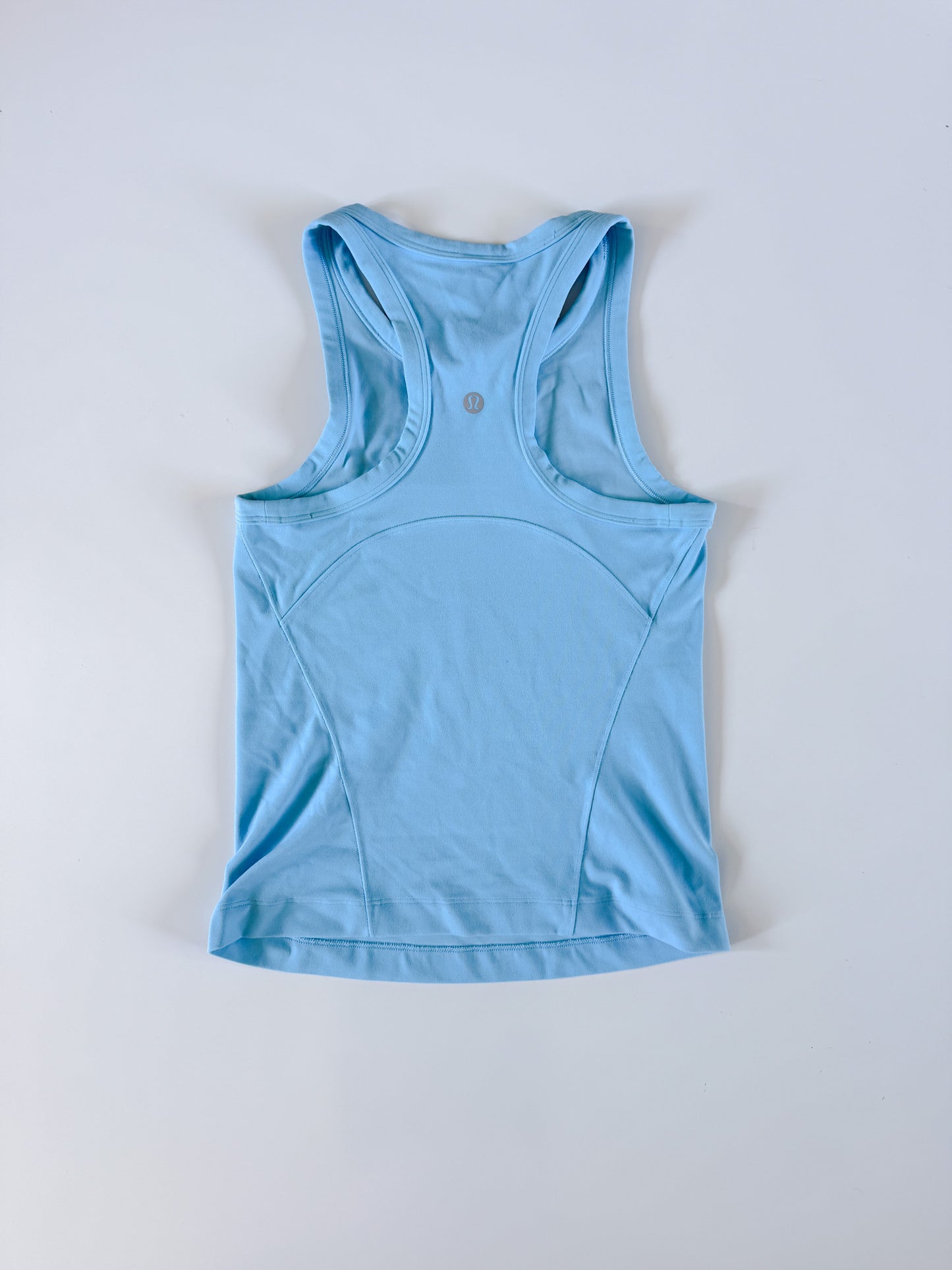 Size 2 Blue Chill Align Racerback Tank