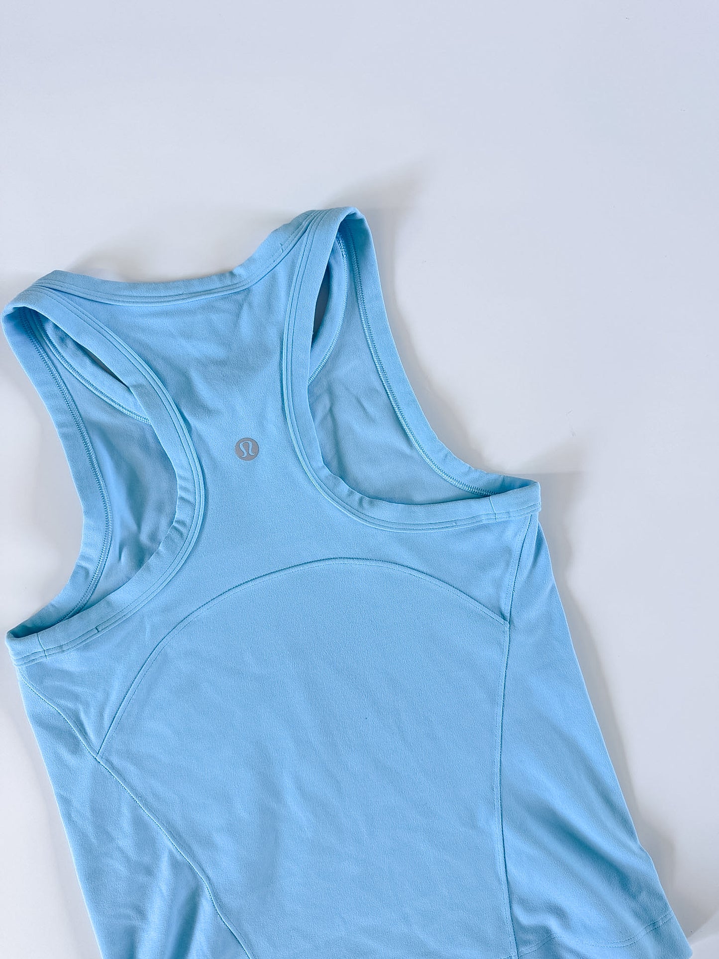 Size 2 Blue Chill Align Racerback Tank