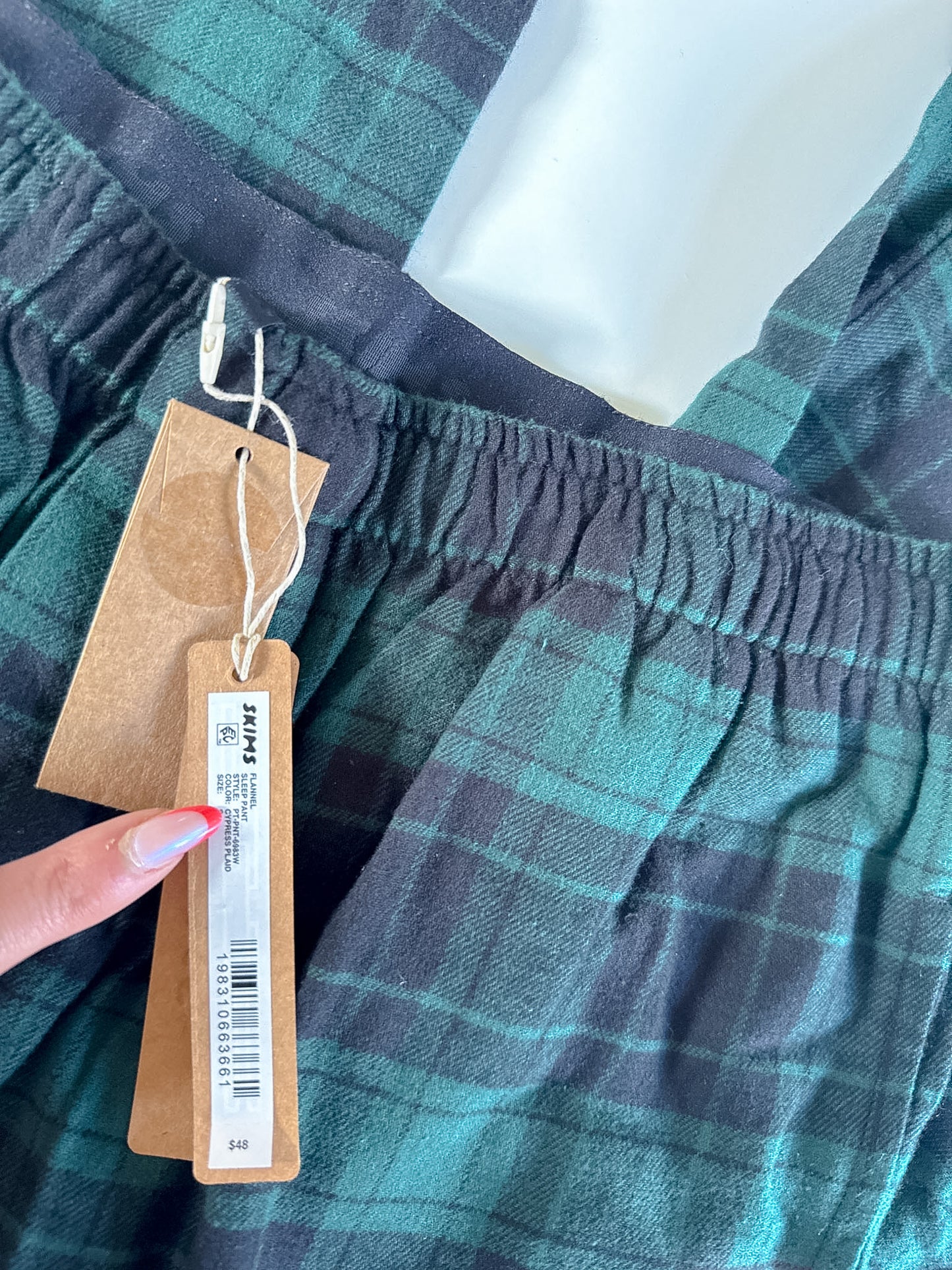 Small NWT SKIMS Flannel Sleep Pant