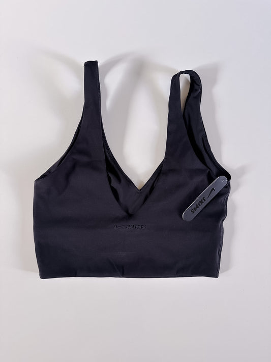 Small NWT NlKEXSKIKMS Longline V-Neck Bra