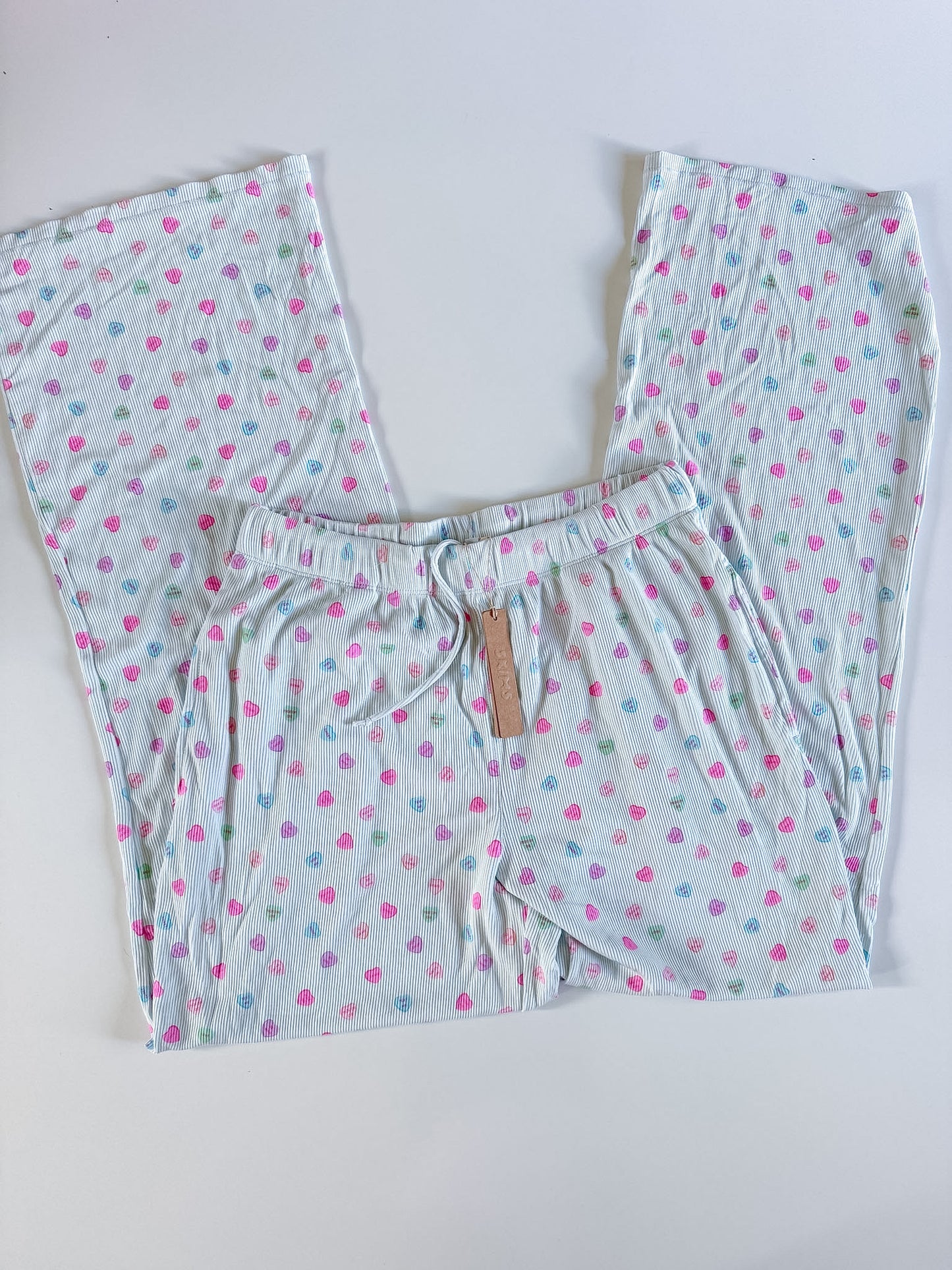 Small NWT RARE SKIMS Cloud Candy Heart Soft Lounge Pant