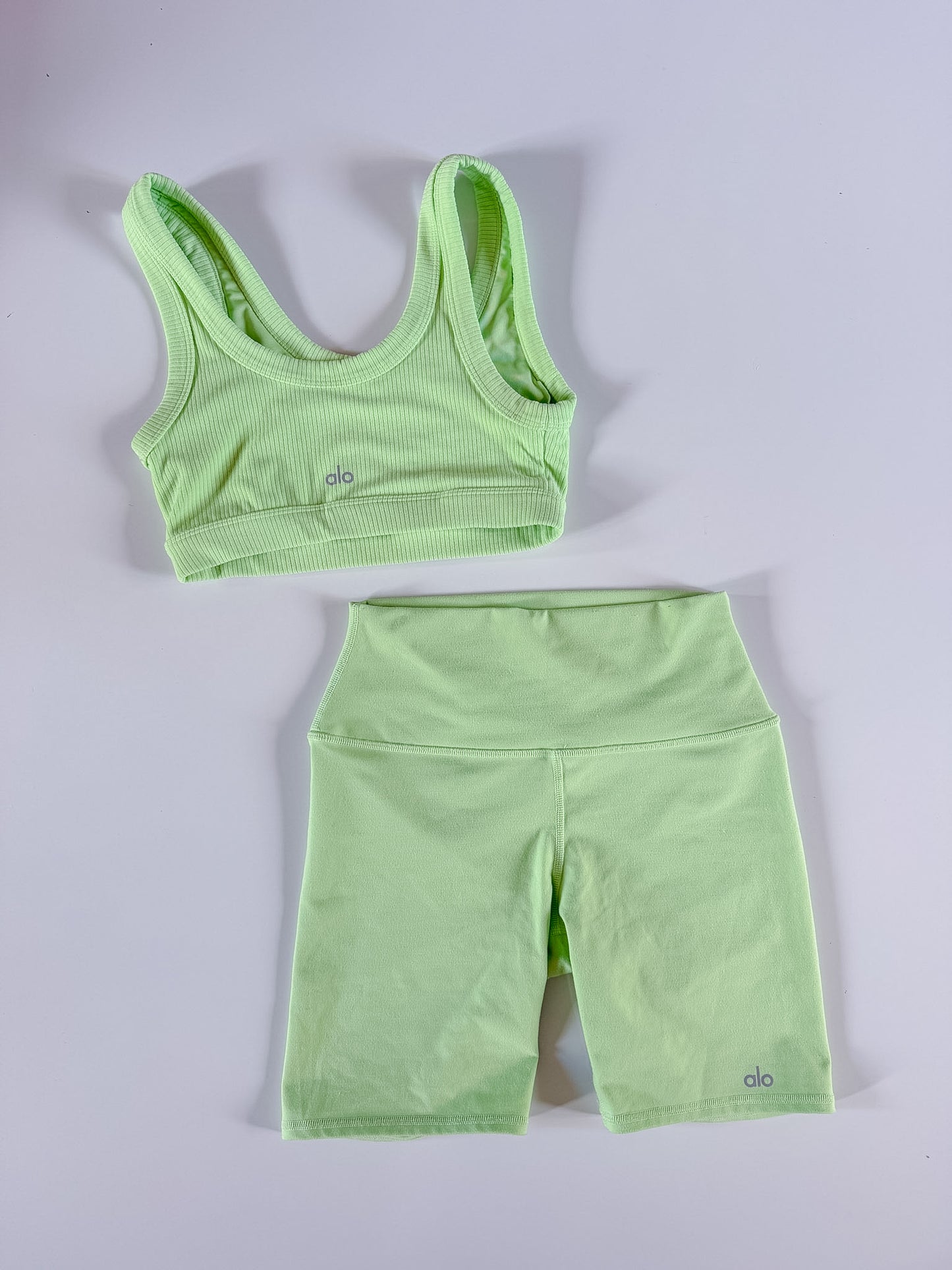 Small Lime Green Alo SET