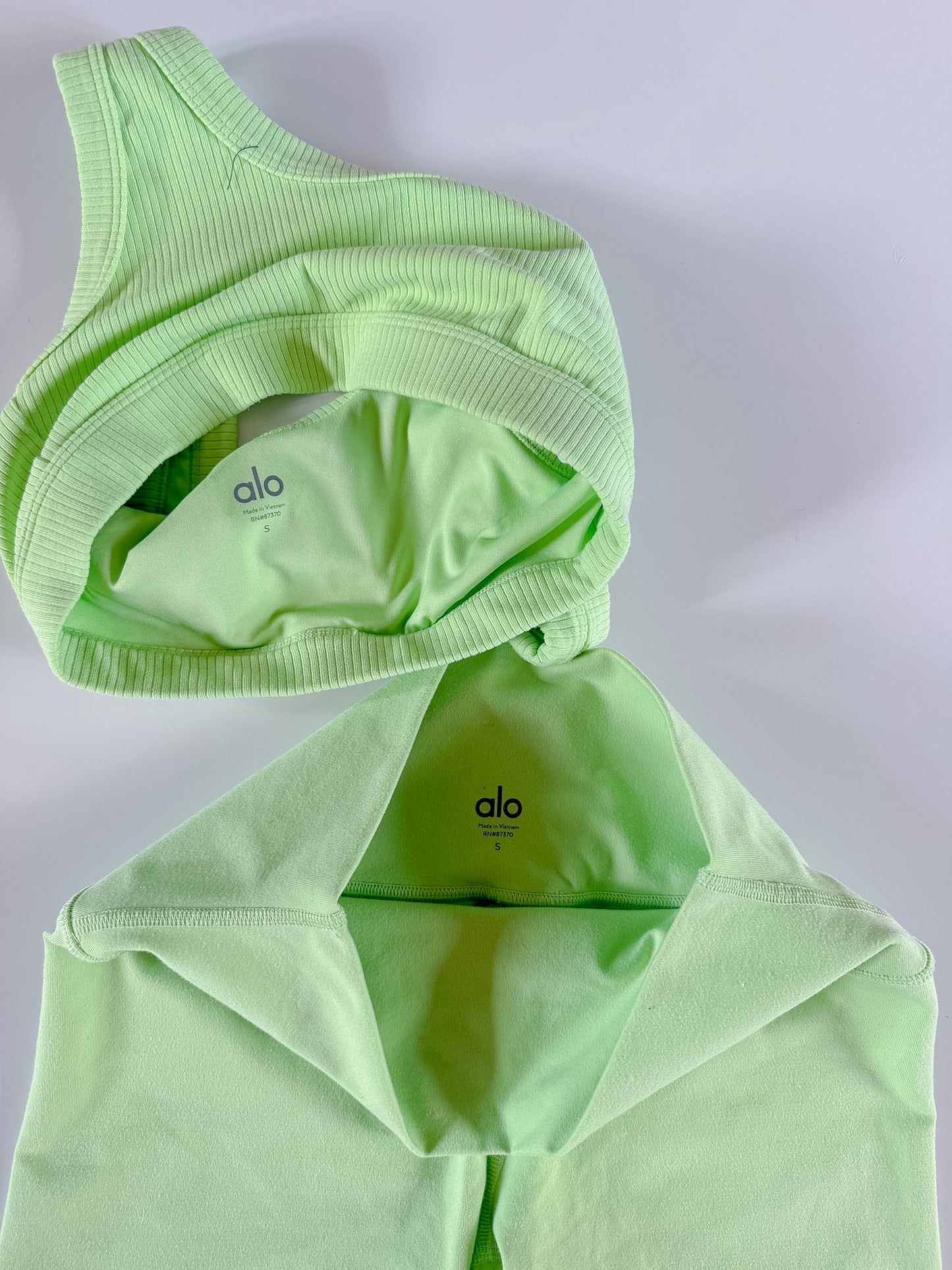 Small Lime Green Alo SET