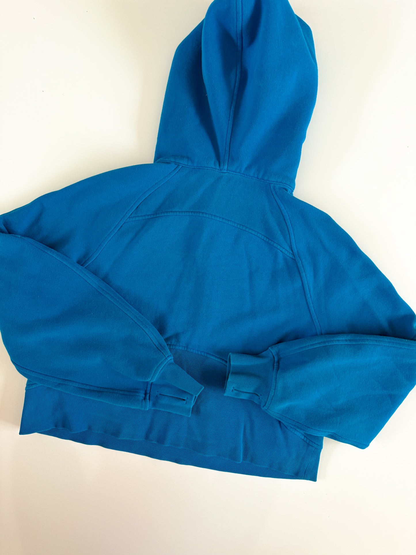 XS/S RARE Blue Borealis Half-Zip Scuba Hoodie
