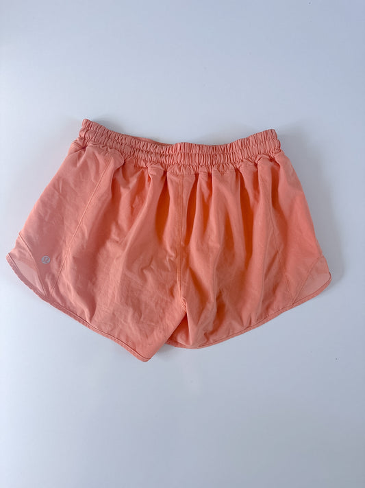 Size 8 Sunny Coral Hotty Hot 4" description