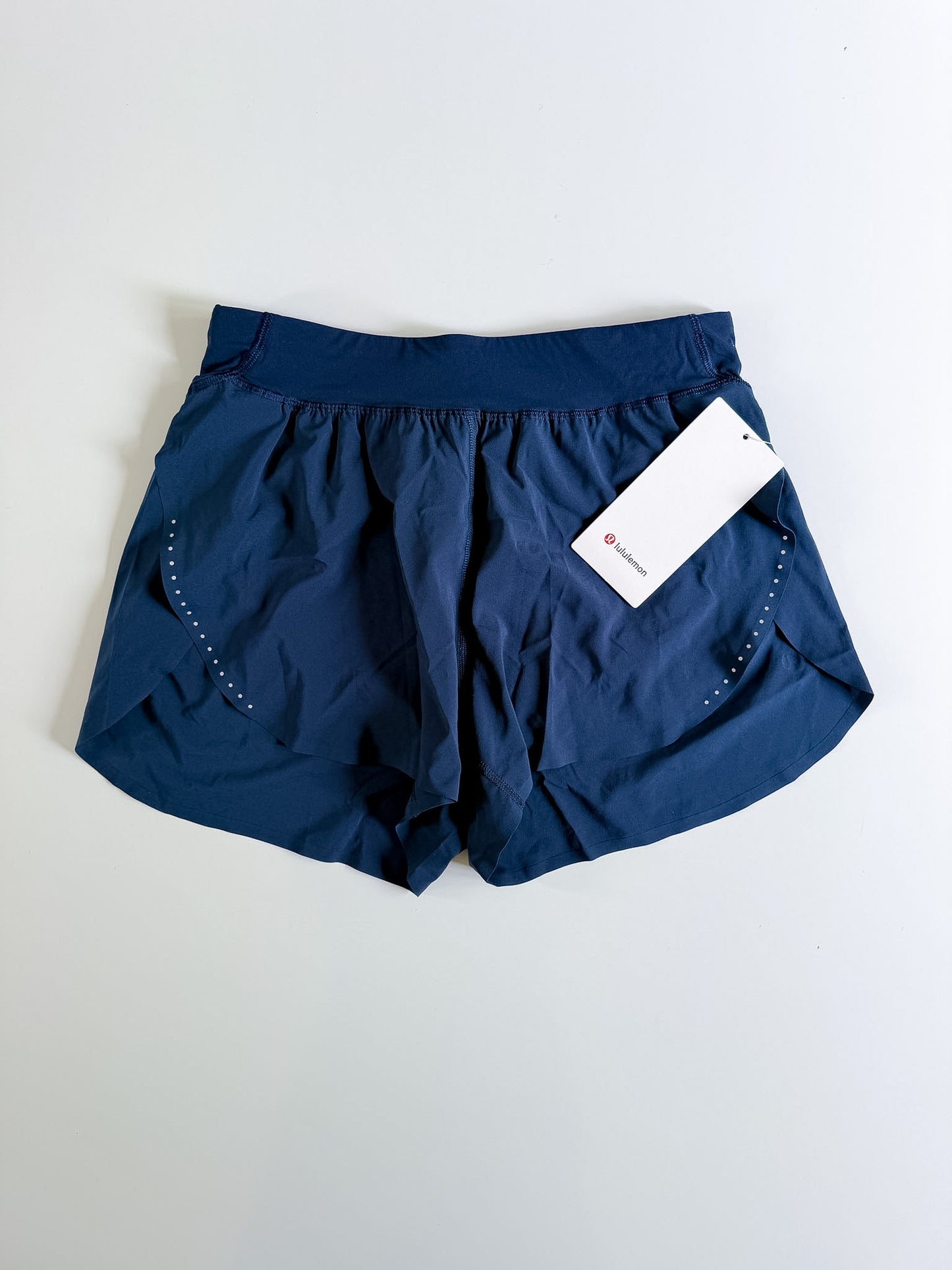 Small NWT True Navy Fast and Free Split Short 3"