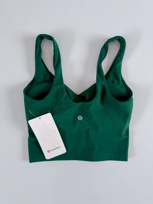 Size 2 NWT Everglade Green Align Tank