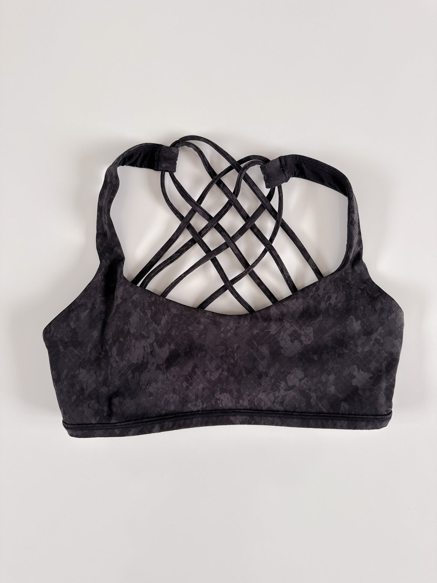 Size 4 Black Printed Free To Be Wild Bra