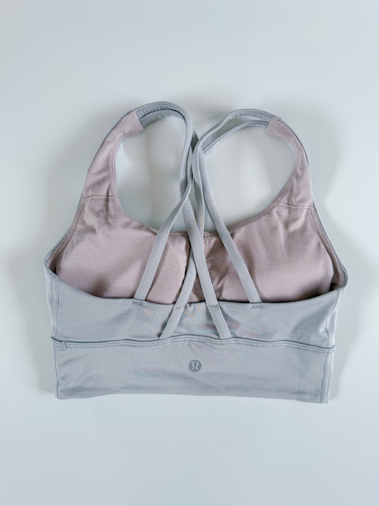 Size 4 Gray Longline Energy Bra