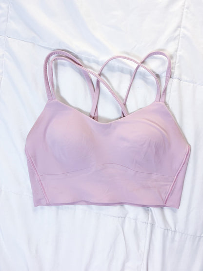 Size 4 Pastel Pink Longline Like A Cloud Bra