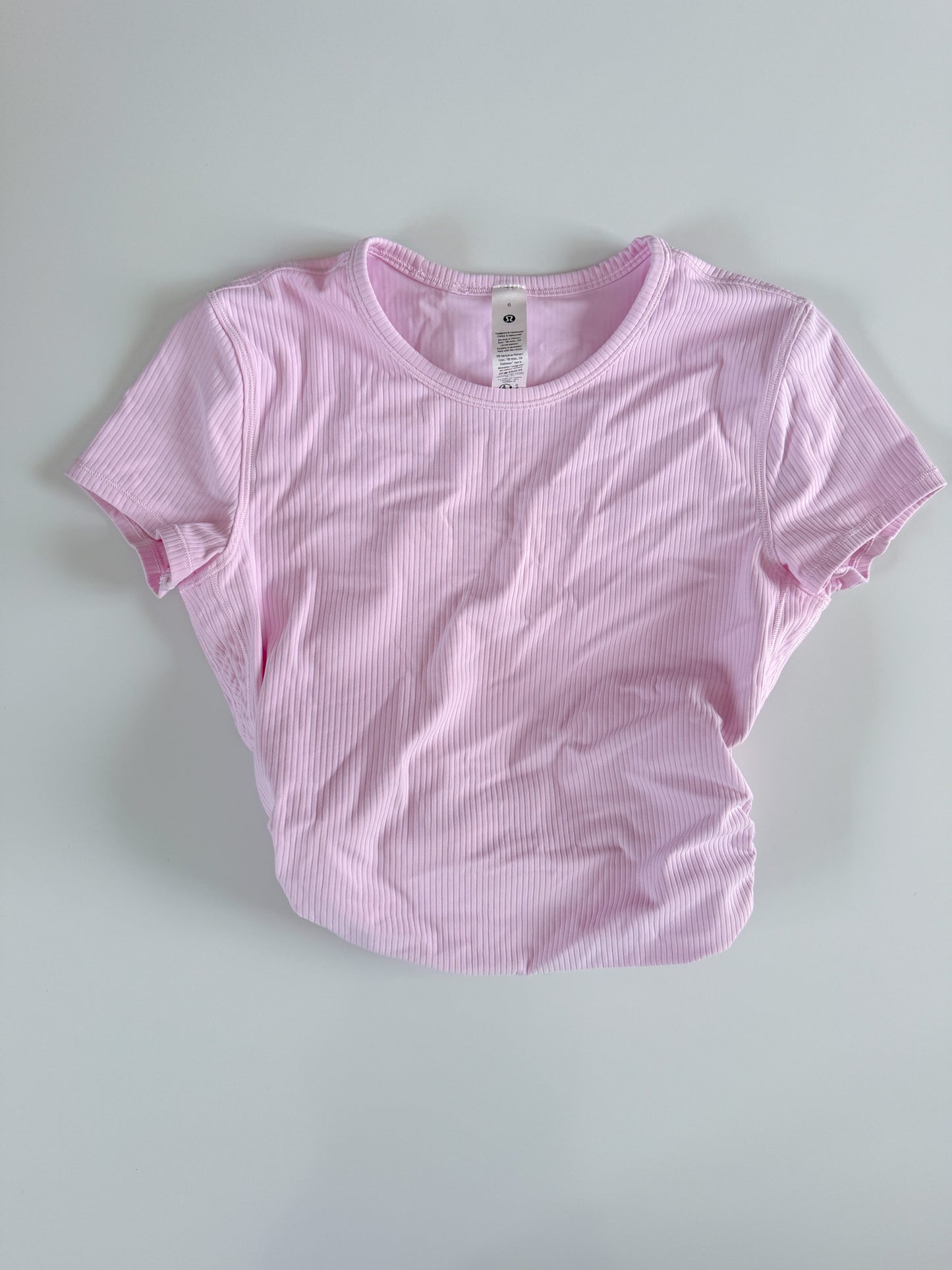 Size 8 Pink Organza Cross-Back T Shirt