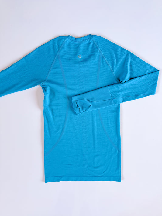 Size 8 RARE Hawaiian Blue Swiftly Tech Long Sleeve 2.0
