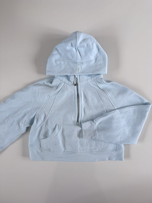 XS/S RARE Powder Blue Half-Zip Scuba description