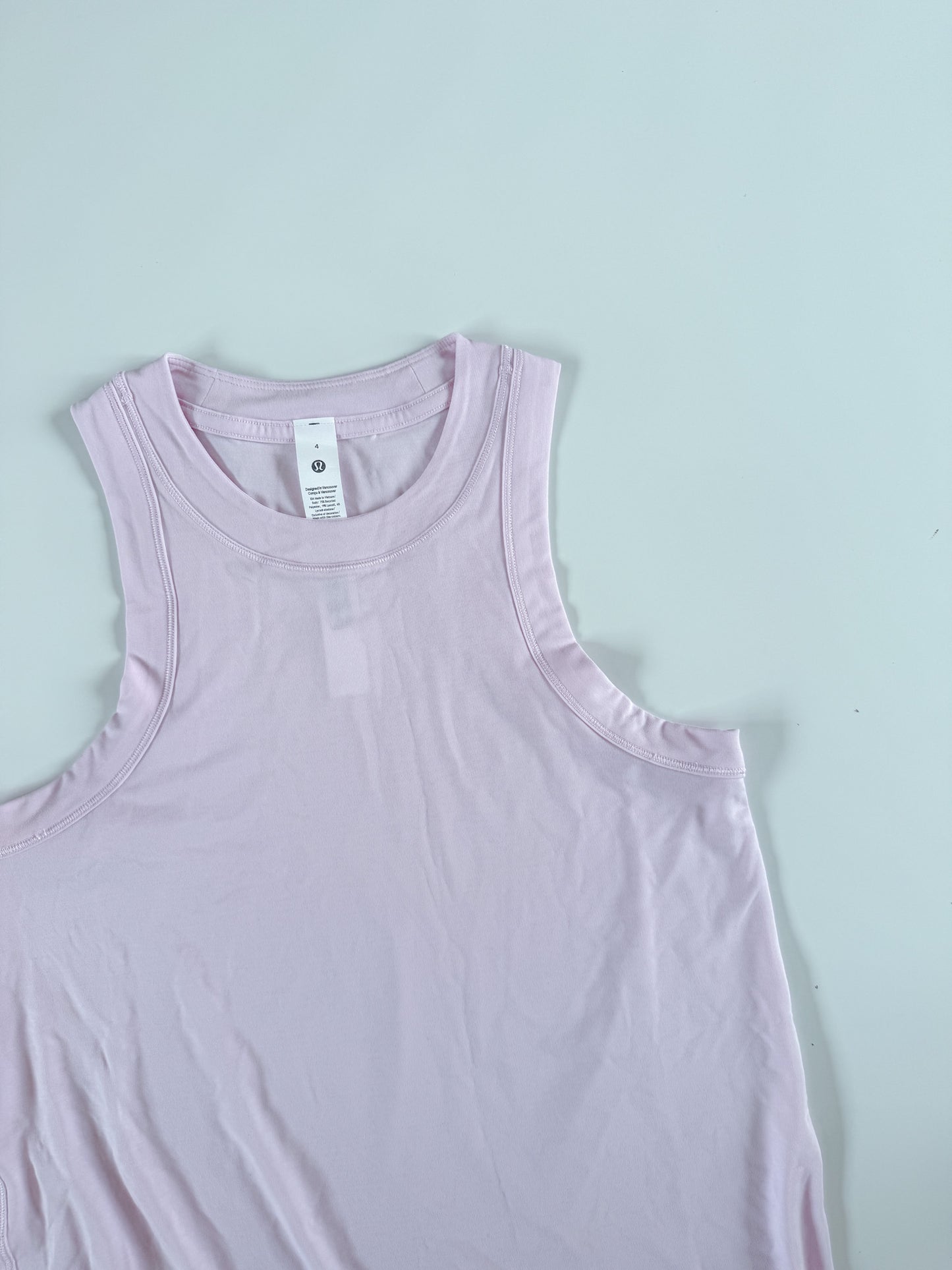 Size 4 Pink Organza Tank Top