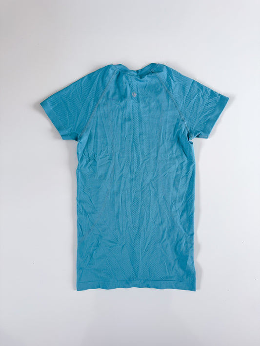 Size 4 Tidal Teal Swiftly Tech Short Sleeve 2.0