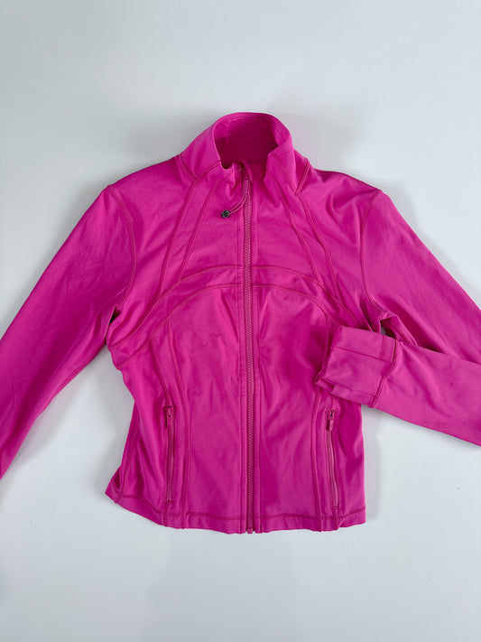 Size 6 RARE Sonic Pink Cropped Define Jacket Nulu