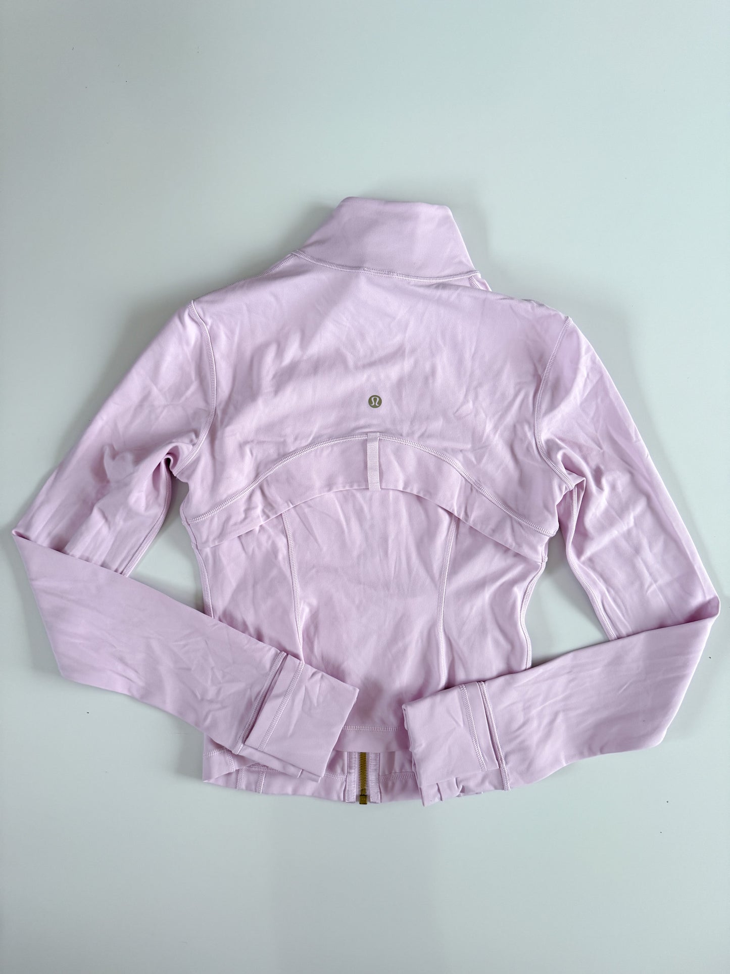 Size 4 RARE Pink Organza/Gold Define Jacket Cropped Nulu