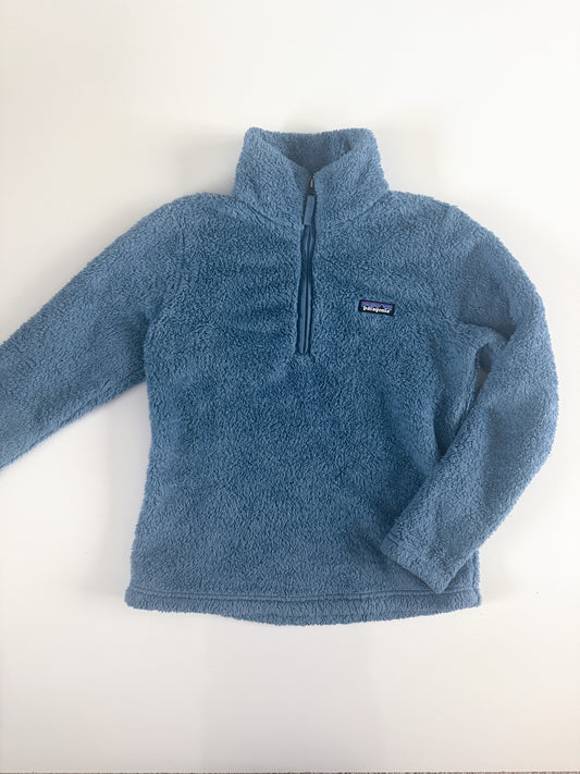 Small Blue Patagonia Fuzzy Half-Zip