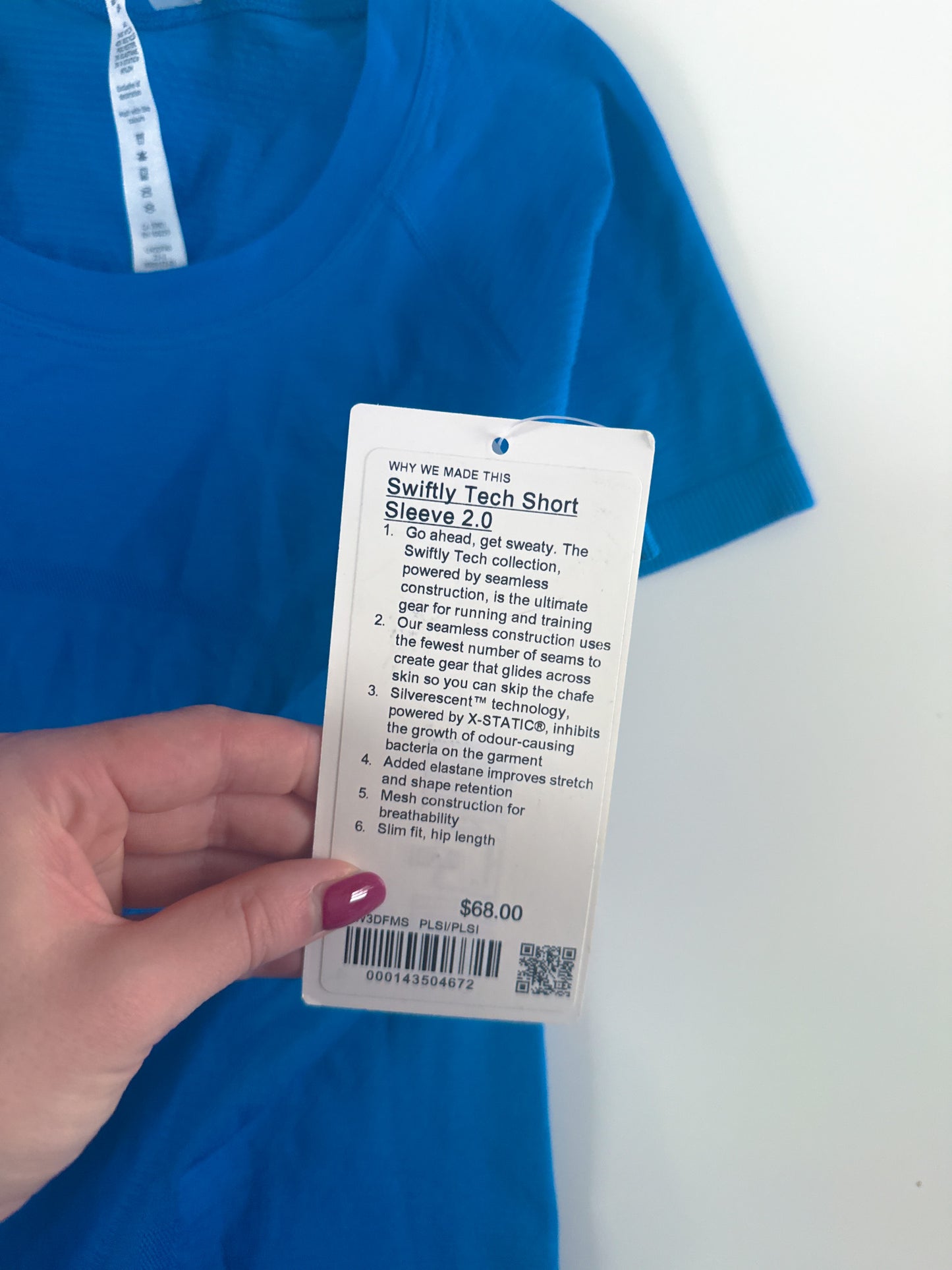 Size 6 RARE NWT Poolside Swiftly Tech Short Sleeve 2.0