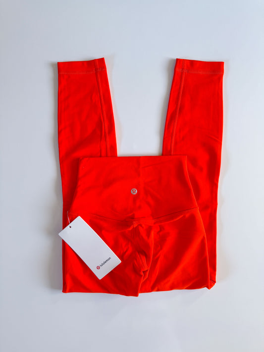 Size 0 NWT Solar Orange Align 25"