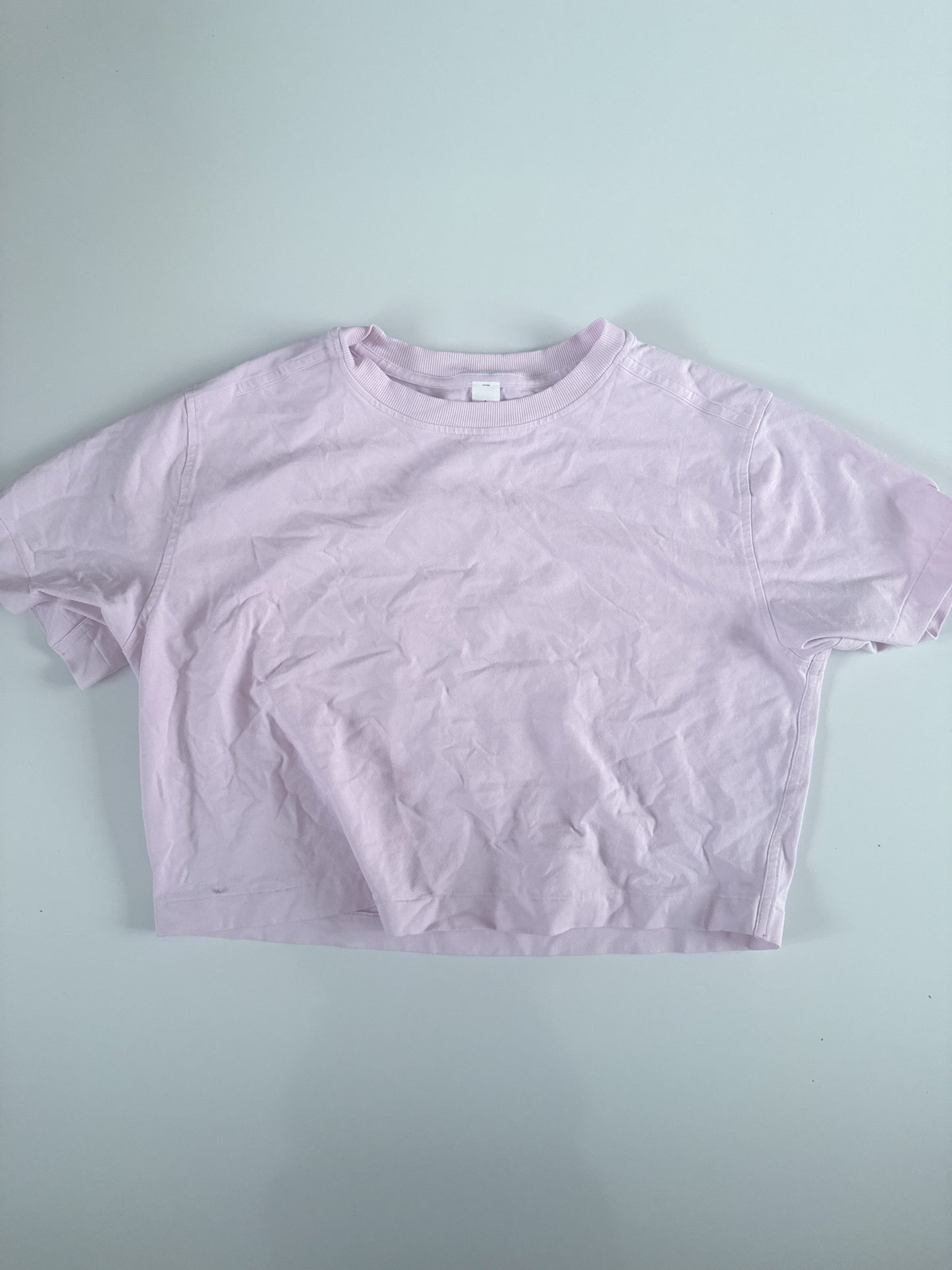 Small Pink Organza Cropped All Yours Tee