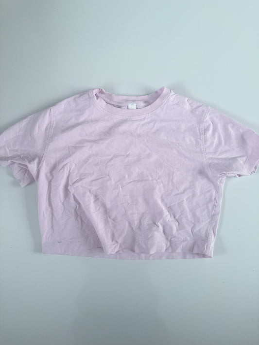 Small Pink Organza Cropped All Yours Tee