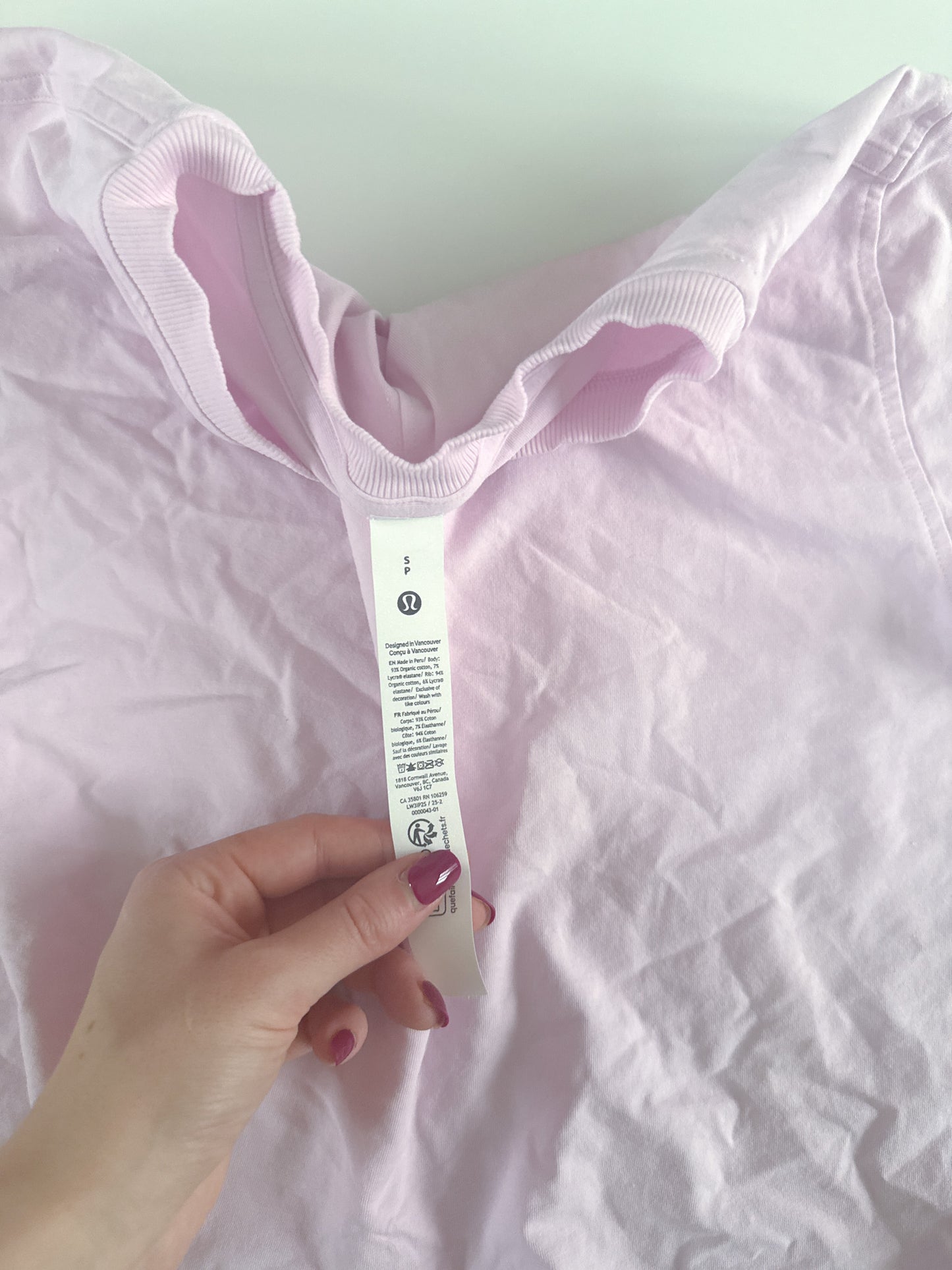 Small Pink Organza Cropped All Yours Tee