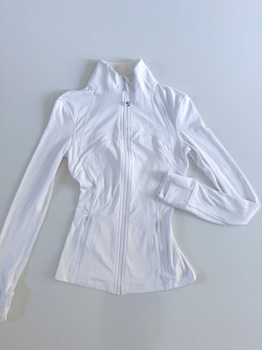 Size 0 White Define Jacket nulu