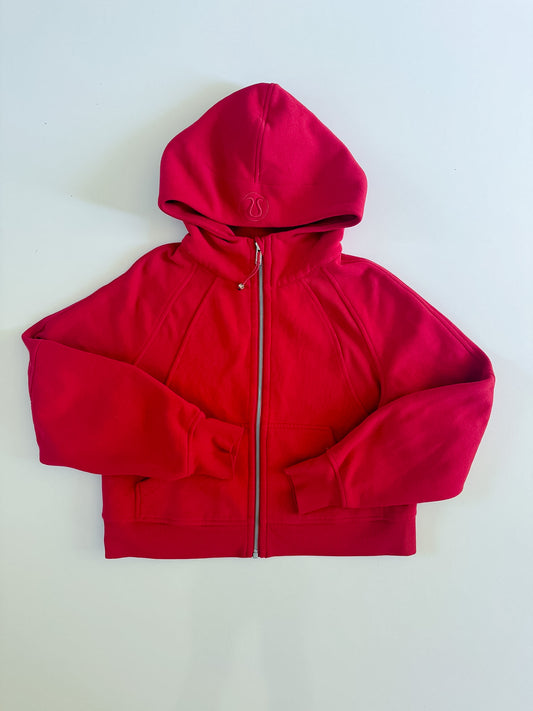 XS/S Dark Red Full-Zip Scuba
