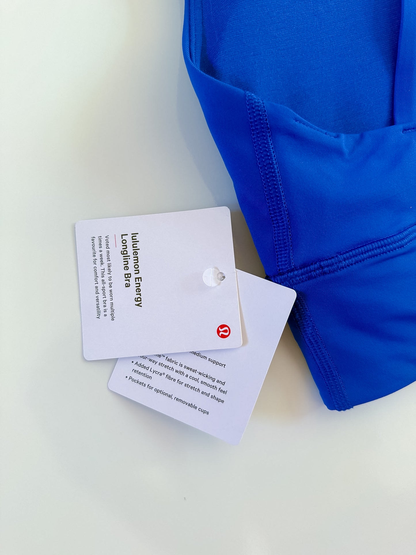 Size 2 NWT Galactic Cobalt Longline Energy Bra