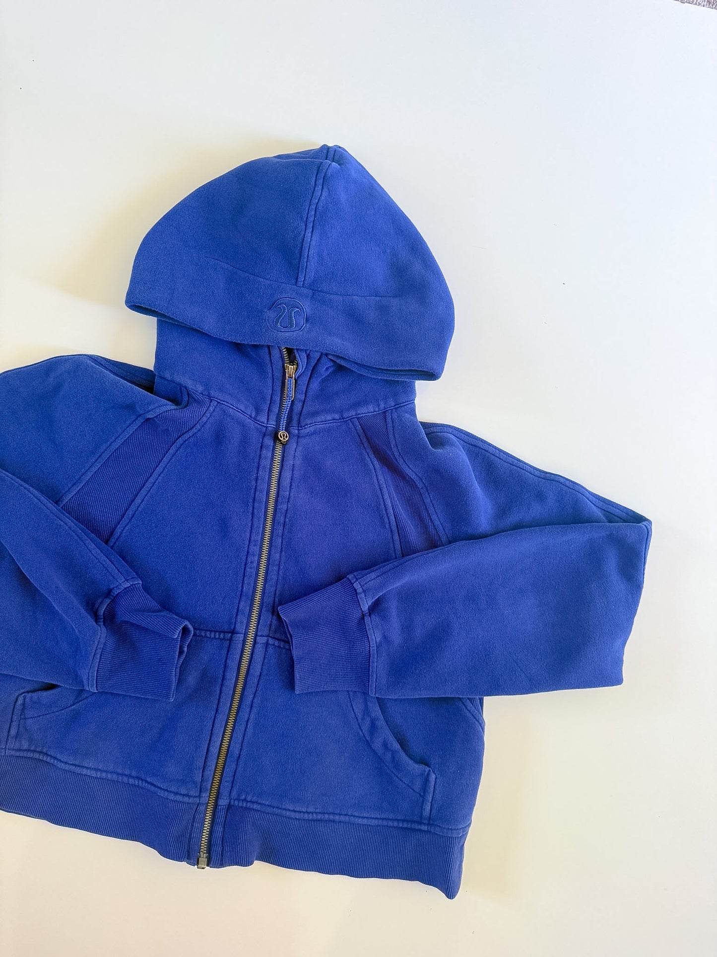 XS/S Larkspur Full-Zip Scuba Hoodie