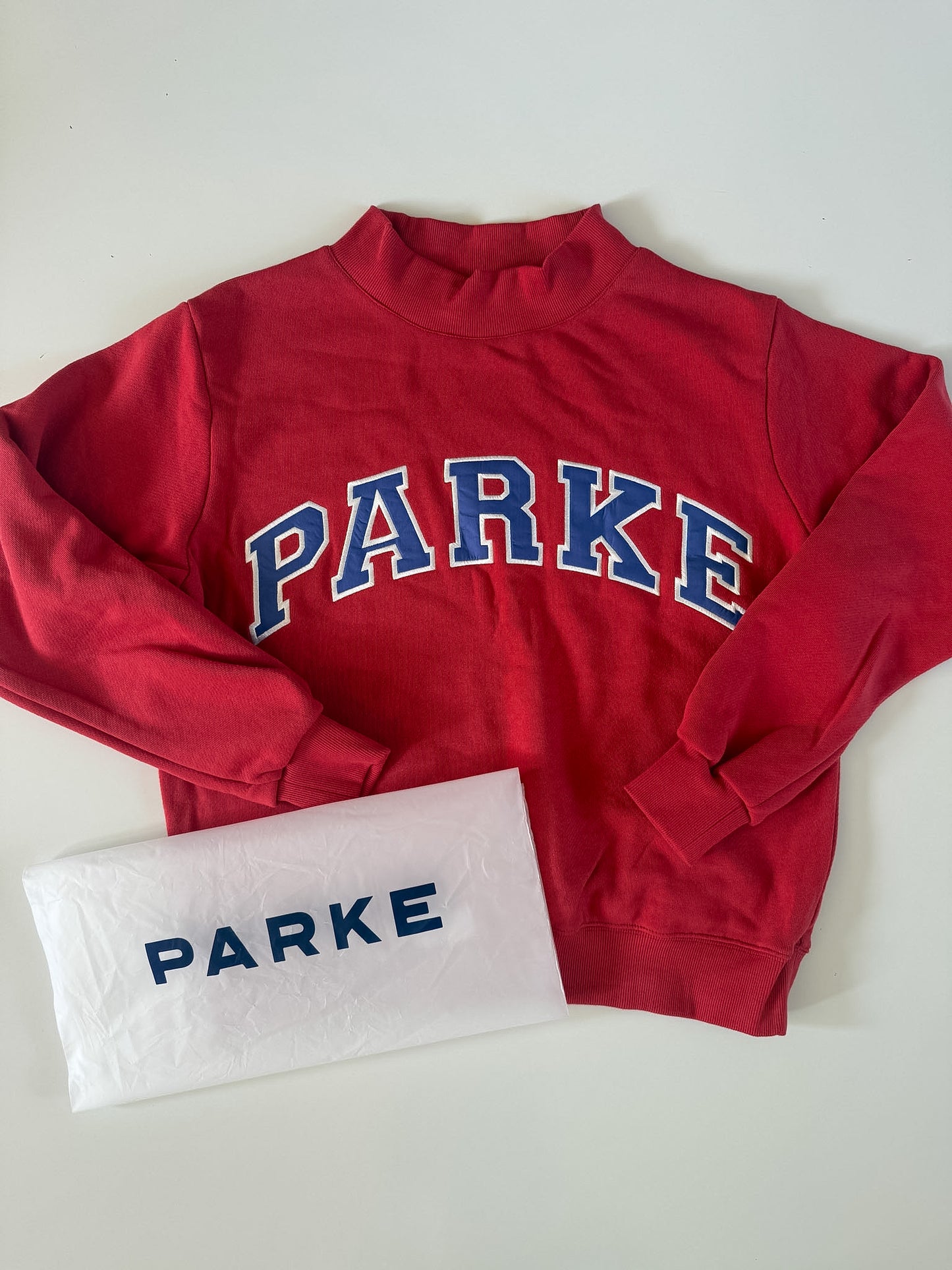 RARE PARKE Low Tide Varsity Mockneck