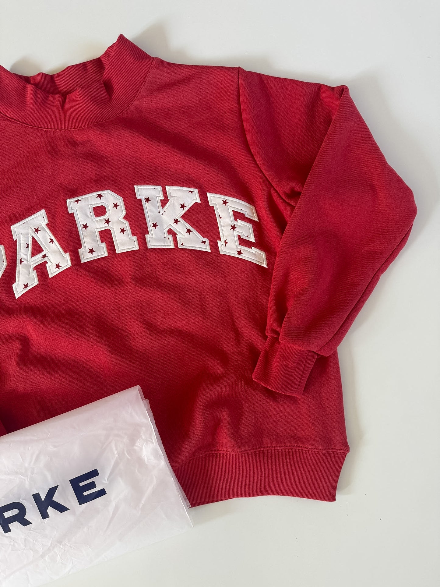 RARE PARKE Sparkler Varsity Mockneck