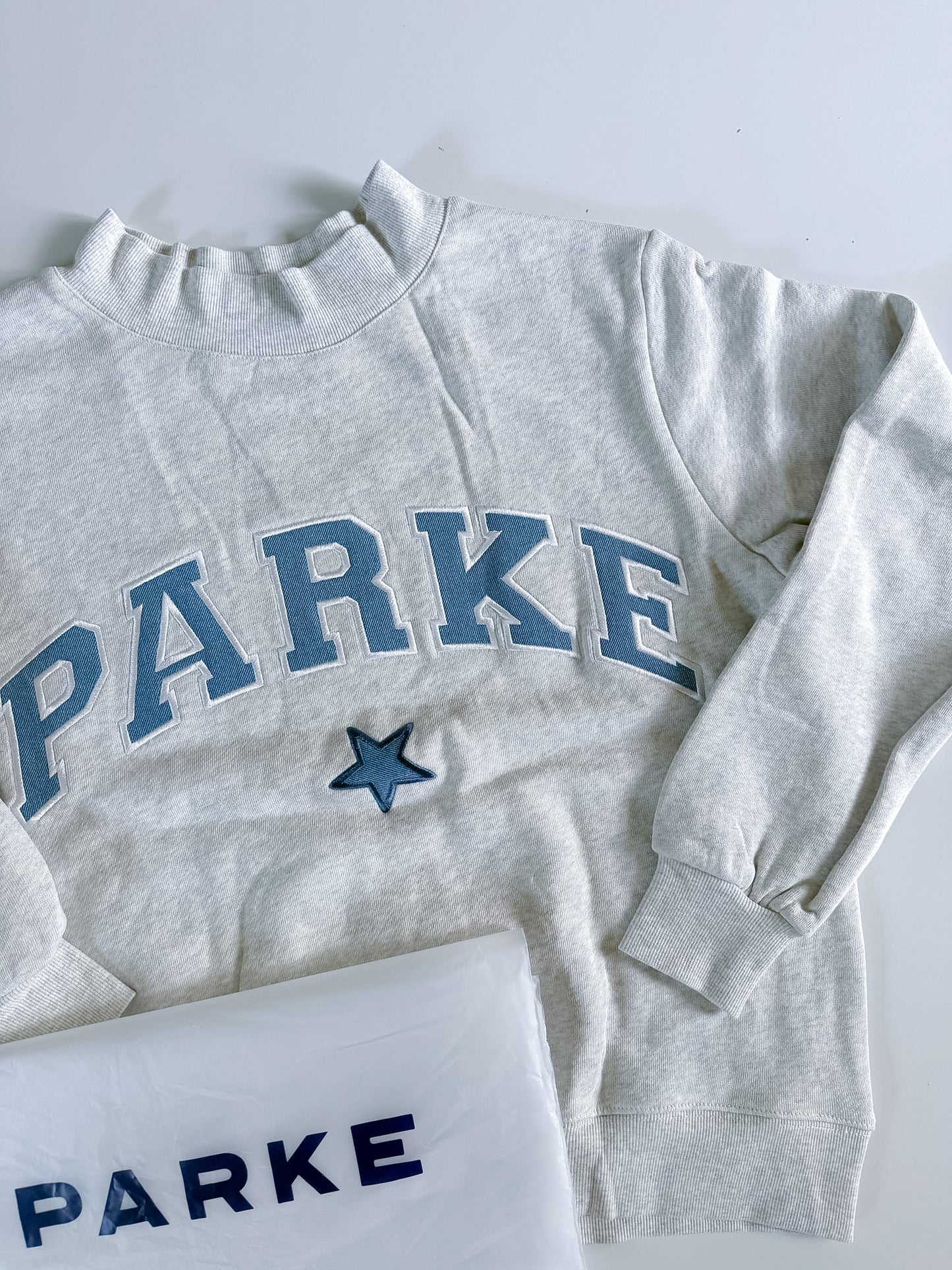 RARE NEW PARKE Varsity Mockneck