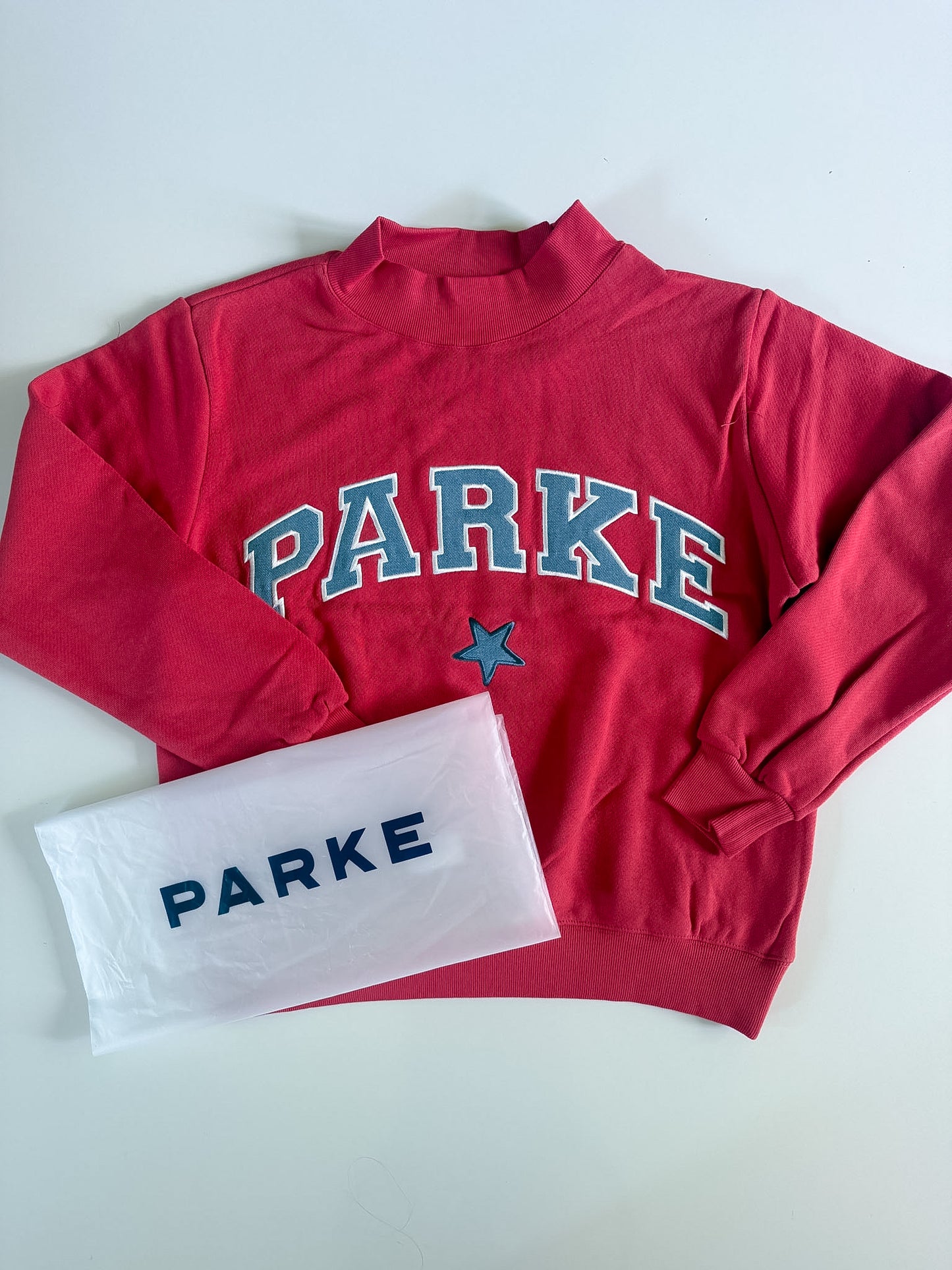 RARE NEW PARKE Varsity Mockneck