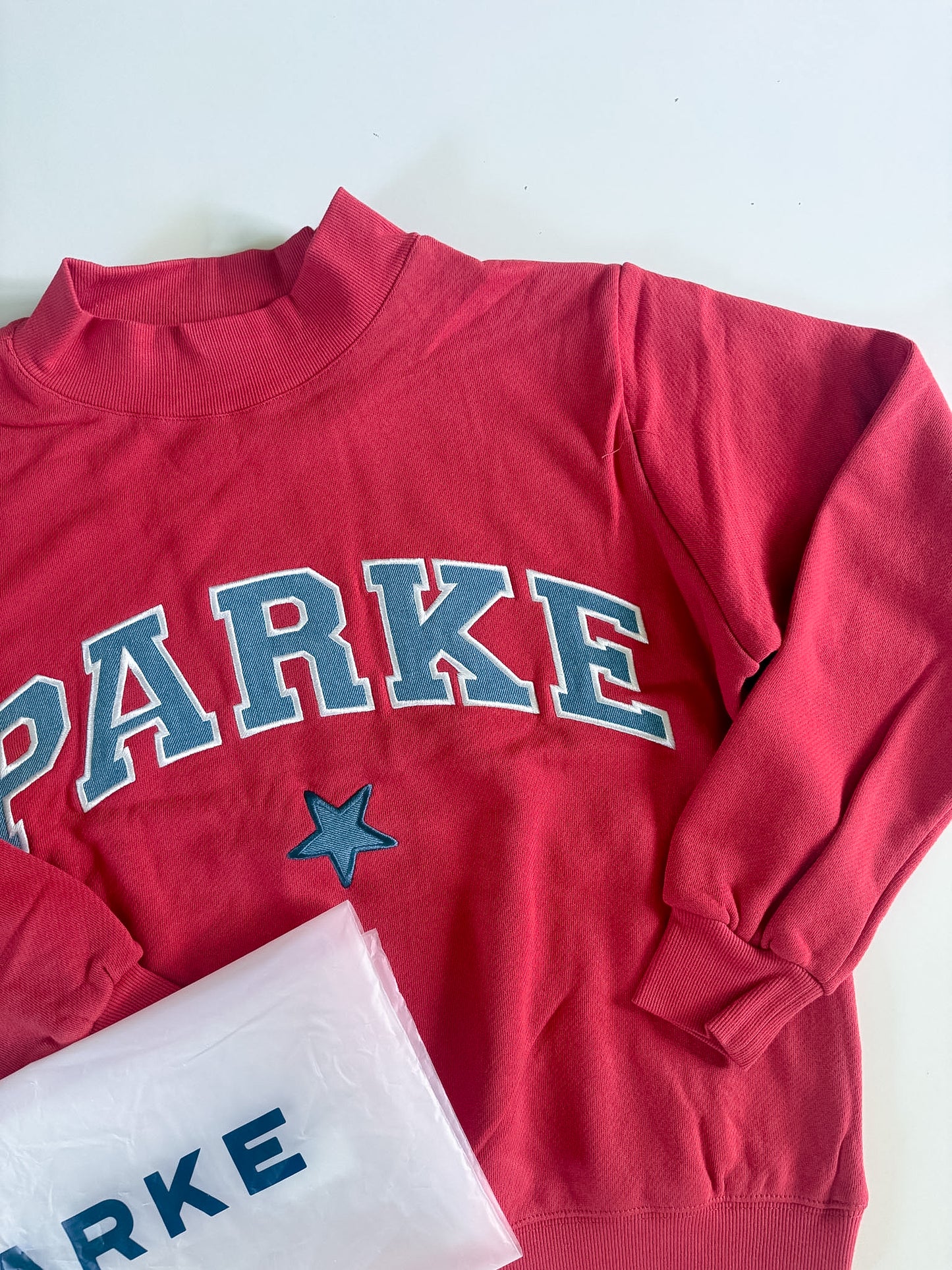 RARE NEW PARKE Varsity Mockneck