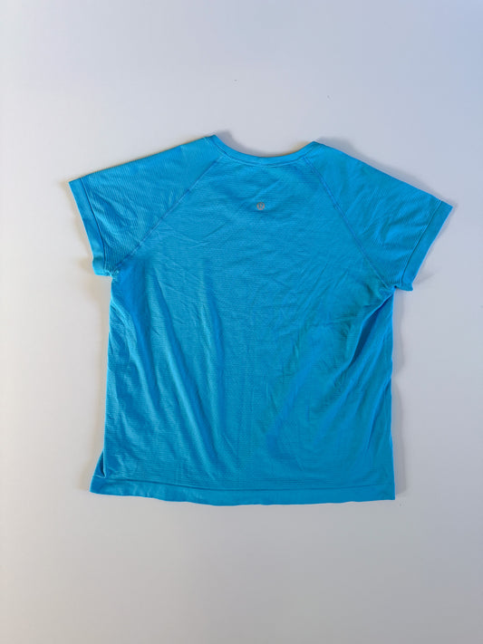 Size 12 RARE Electric Turqoise Swiftly Tech Short Sleeve race