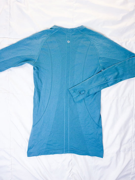 Size 8 Tidewater Teal Swiftly Tech Long Sleeve