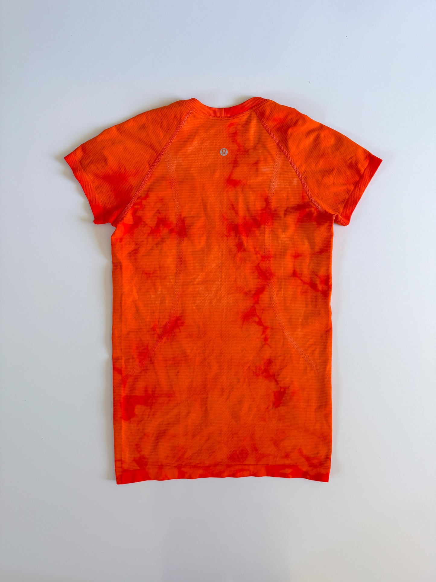 Size 6 RARE Orange Marble Swiftly Tech Short Sleeve 2.0