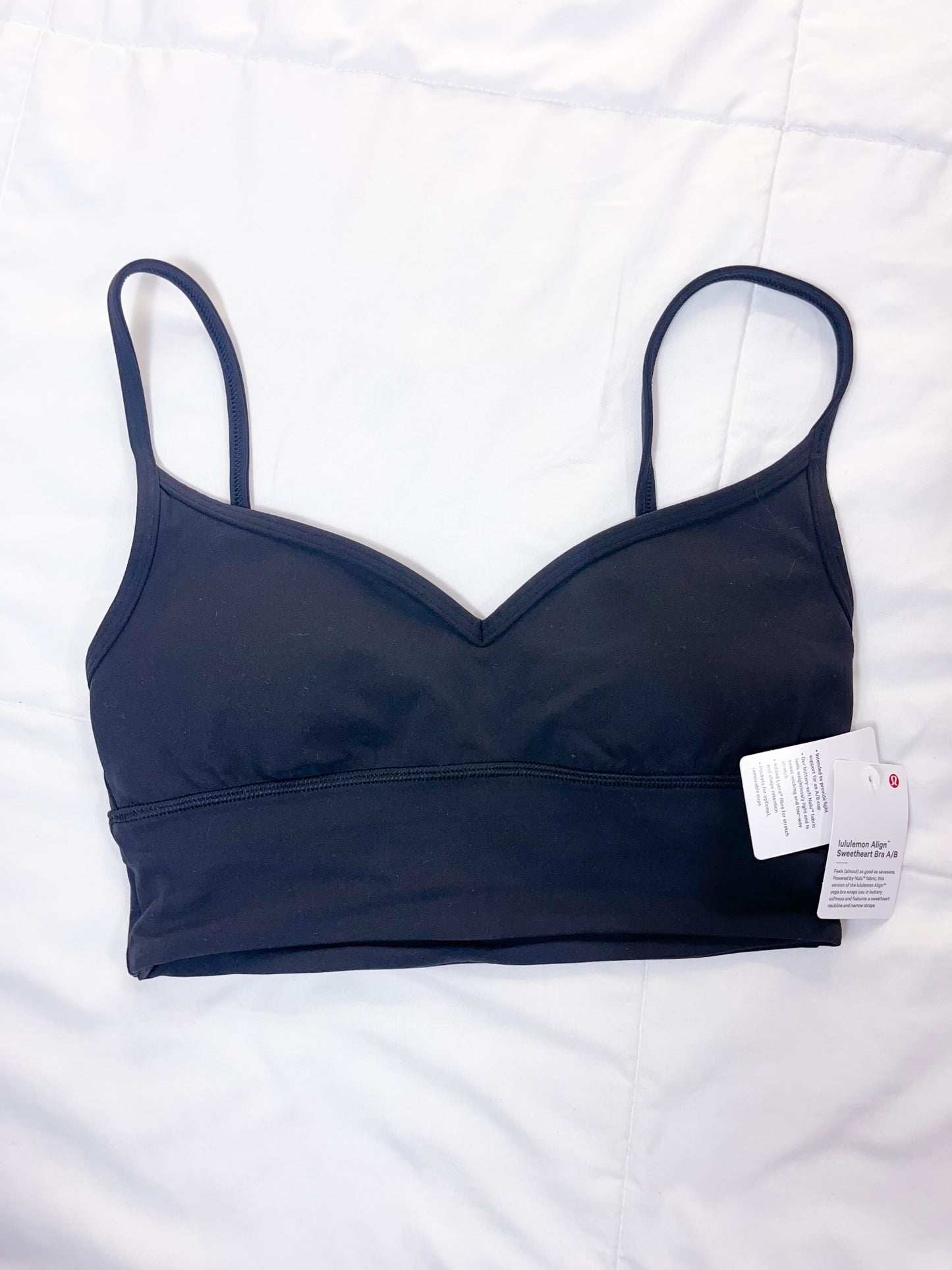 Size 2,6 NWT Align Sweetheart Bra