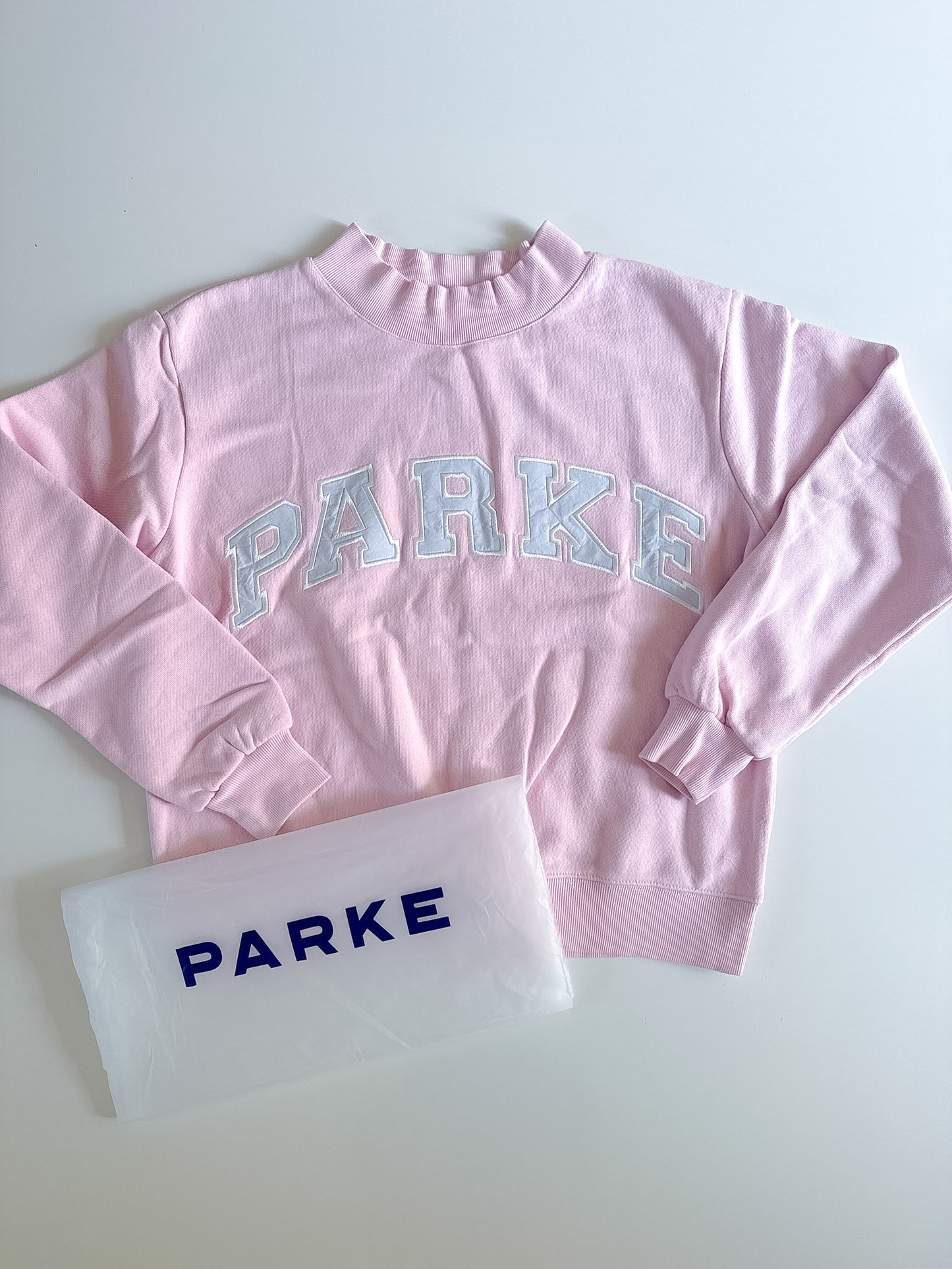 L/XL RARE Pink Frosting PARKE Mockneck