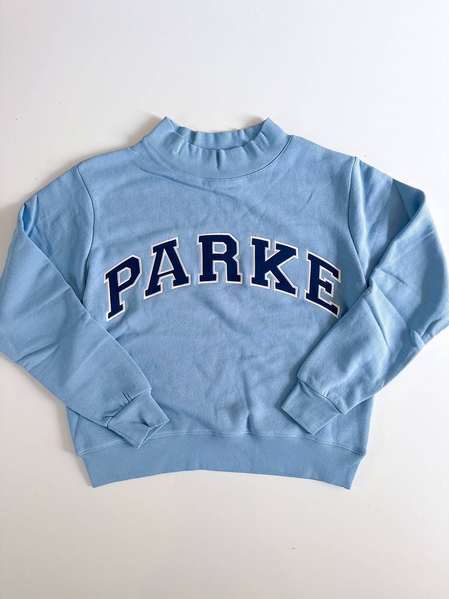 S/M RARE Sky/Denim PARKE Mockneck