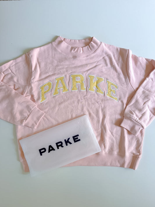 XXL Rose/Peel RARE PARKE Mockneck