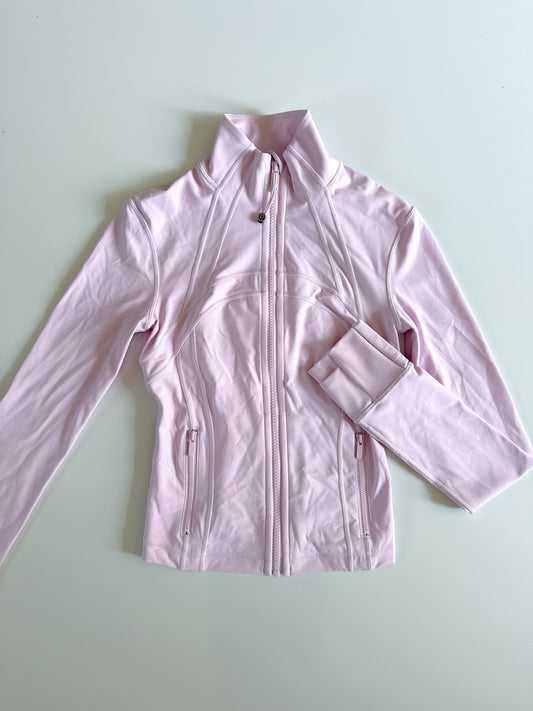 Size 2 Meadowsweet Pink Cropped Define Jacket