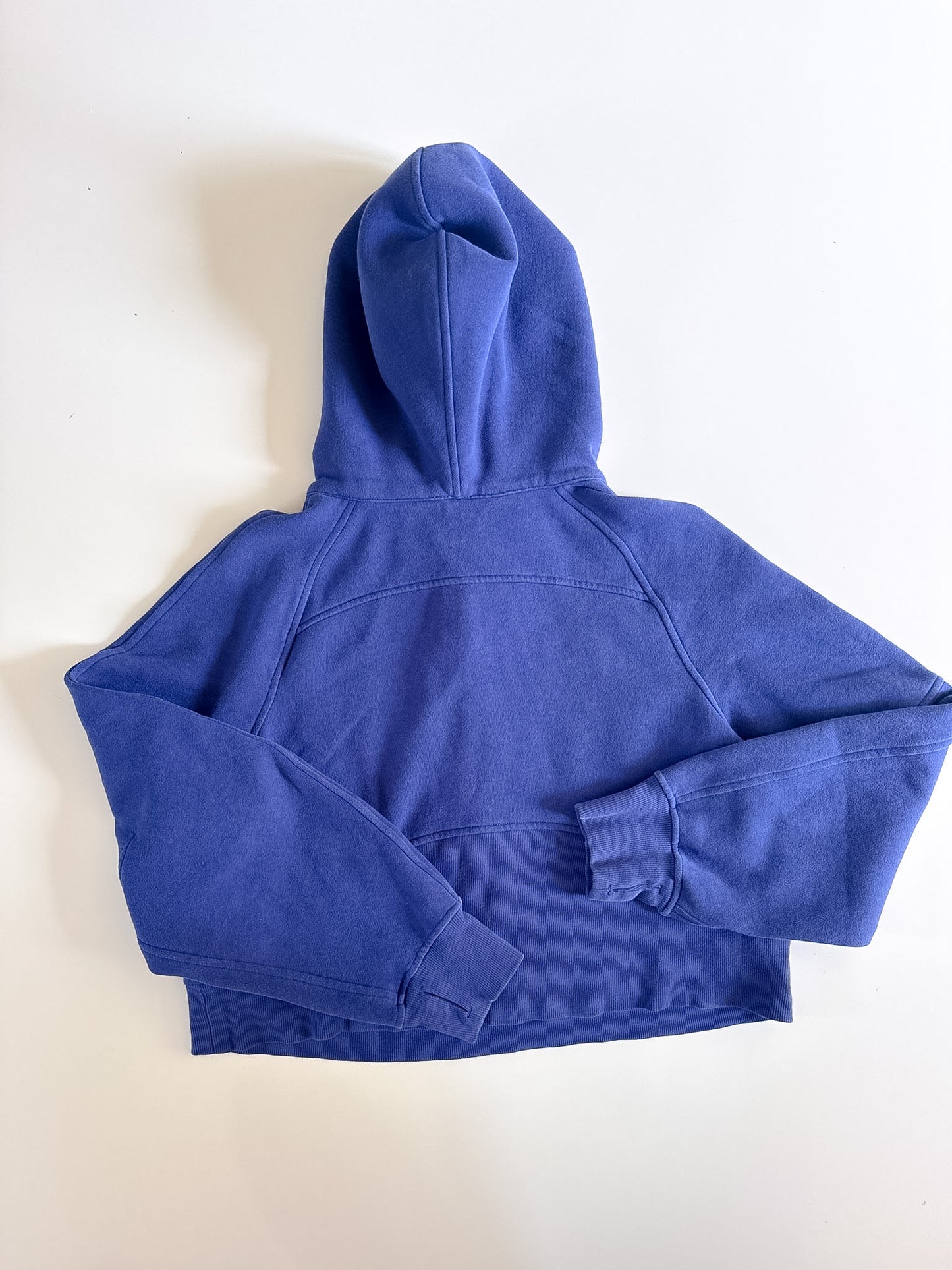 XS/S Dark Blue Half-Zip Scuba Hoodie